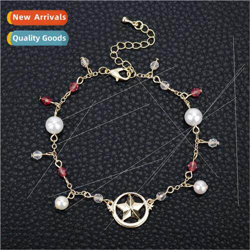 New Minute Maid Warrior star wings pearl bracelet bracelet h