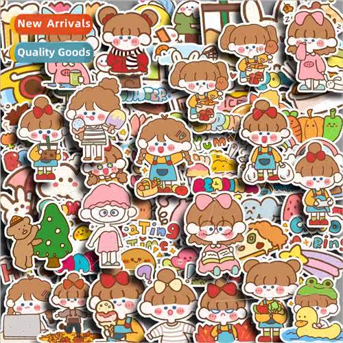 Korea small four seasons 80 cute cartoon handbook stickers c