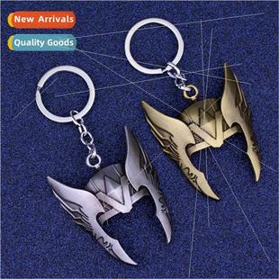 Avengers keychain alloy around mask the helmet Movie Thor