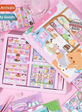 Bear rabbit  goo card sticker set cartoon cute cute pet chil