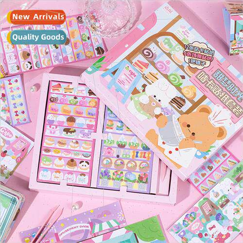 Bear rabbit  goo card sticker set cartoon cute cute pet chil