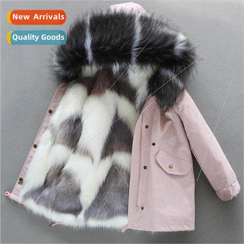 2022 winter new childrens pie overcoming boys cotton jacket