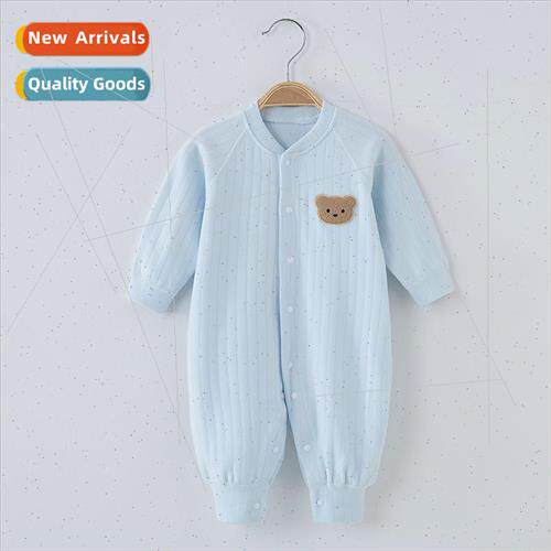 Baby onesie spring fall and winter cotton baby warm boneless