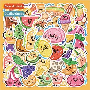 Cream Emoji Box Fruit Phone Traveling Ice Stickers Doodle