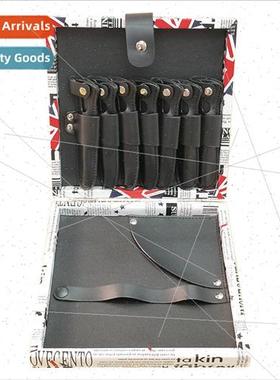 Hairdressing Tool Organizer Scissors Comb Organizer PU Leath