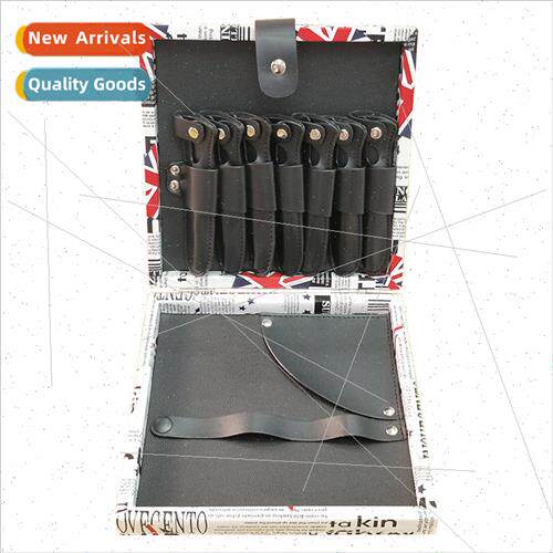 Hairdressing Tool Organizer Scissors Comb Organizer PU Leath