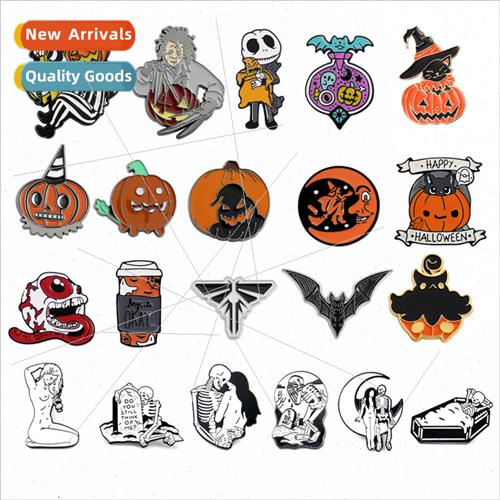 Halloween Brooch Christmas ght Frights Witch Hole Pumpkin He