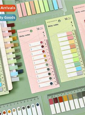 Morandi Color Sticky Notes Student Marking Tearable Classifi