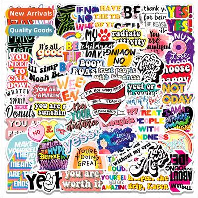 50 inspirational literature graffiti stickers electric car b