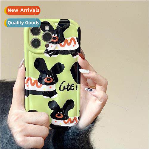 Cartoon quirky dog 14Promax phone case 适用 Apple 12/13Pro n