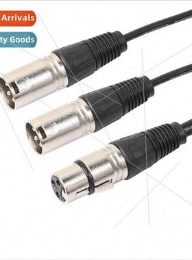 Sufficient silver plug XLR one point two XLR two male and on