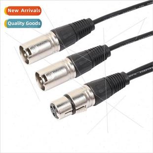 XLR one and silver male plug two Sufficient point