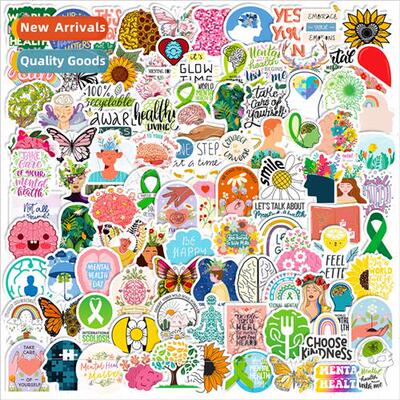 100 small size 4cm temu mental health knowledge education st