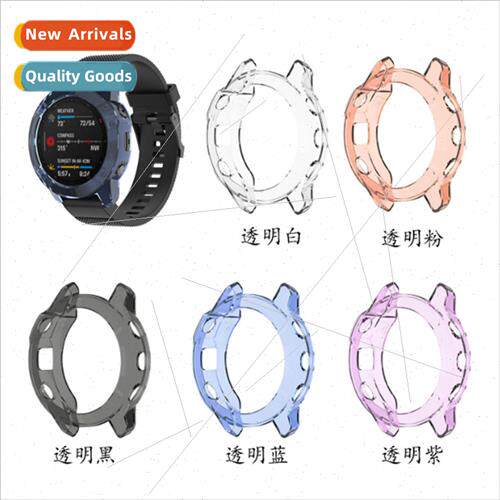 适用 Garmin Enduro Transparent Case fenix 6x TPU Soft Case P