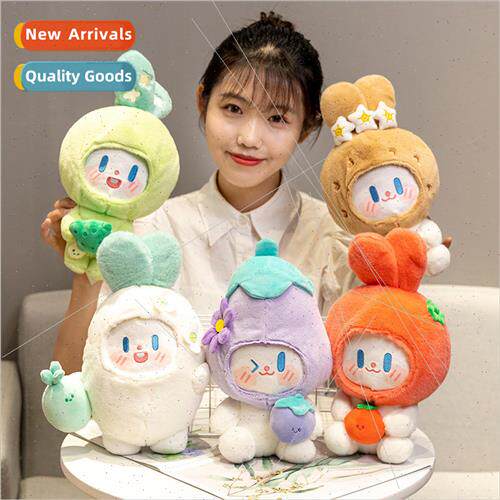 Creative vegetable elf rabbit cute plush doll doll toy heali