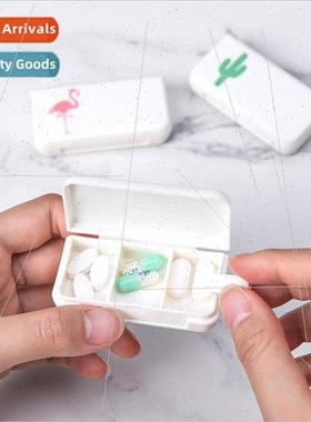 Carry cartoon portable morning and evening divided small pil