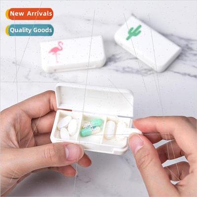 Carry cartoon portable morning and evening divided small pil