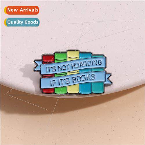 Book series inspirational brooch fun text if it is a book En