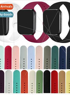 Silicone Replacement Band 适用 Apple Watch 1/2/3/4/5/6/7 Gen