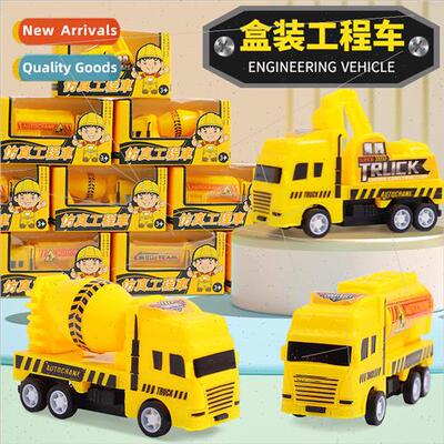 Cartoon boxed back to the engineering car simulation constru