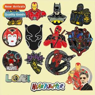 badge Iron Man Creative Scarlet Marvel Batman Witch cartoon