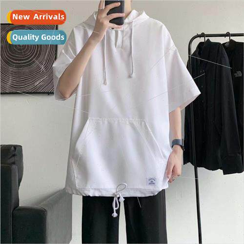 Short-sleeved nd sweater mens summer new Hong Kong  nd teena
