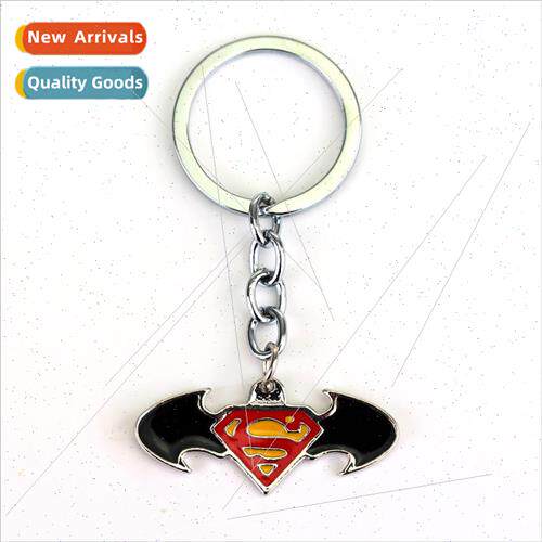 Movie Avengers Batman v Superman alloy keychain charm jewelr