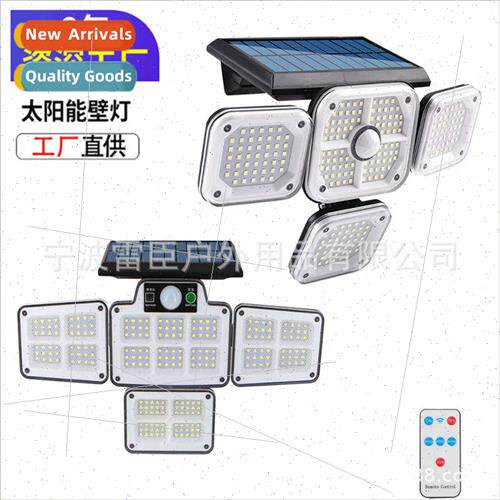 New solar wall light human body sensor road lighting garden