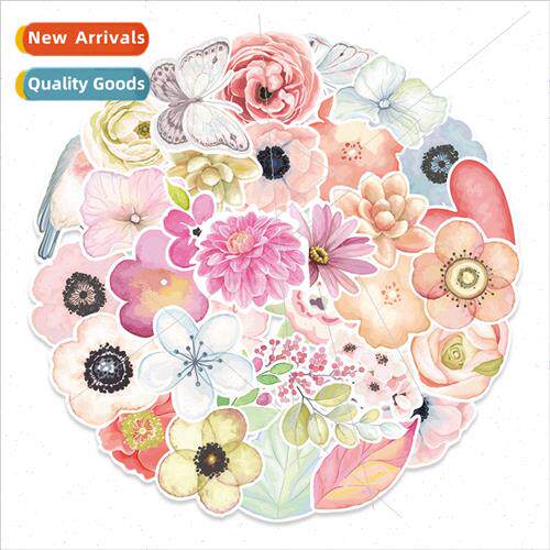 50 new plant flowers doodle stickers cell phone computer wat