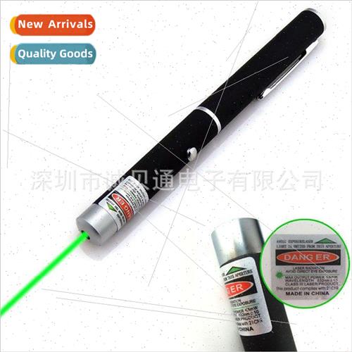 No.7 battery 10mw green single-point laser flashlight teache