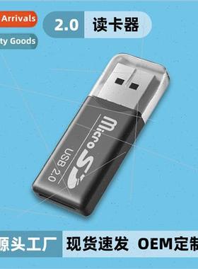 USB2.0 High Speed Card Reader Compact MicroSD/T-Flash TF Ice