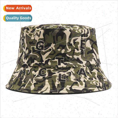 2021 new retro bucket army green hat travel sunscreen sunscr