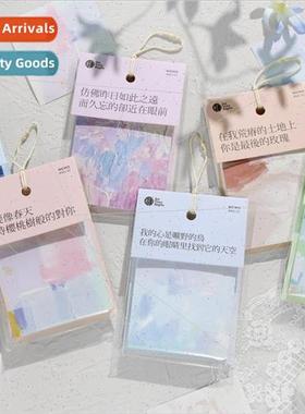 Choupin A8 Hangable Notebook Absent Poetry Series mple and h