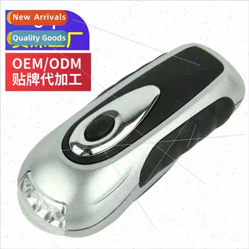 Outdoor self-powered 3LED emergency flashlight rescue hand-c