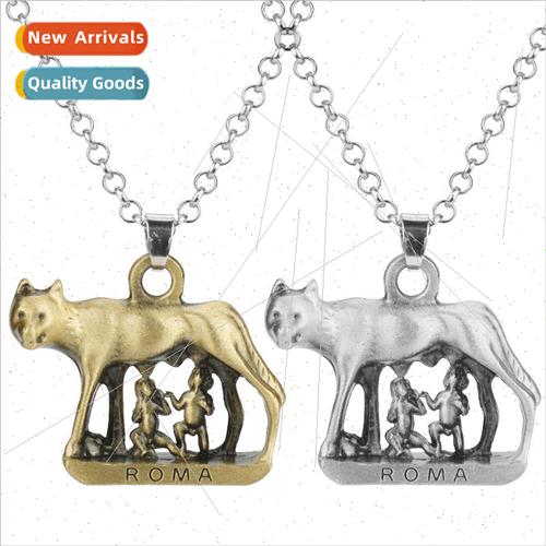 Creative Pendant Roman Wolf Child Mother Wolf Nursery Vintag