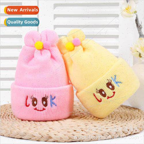 LOOK rabbit ears baby cashmere fetal cap fall and winter new