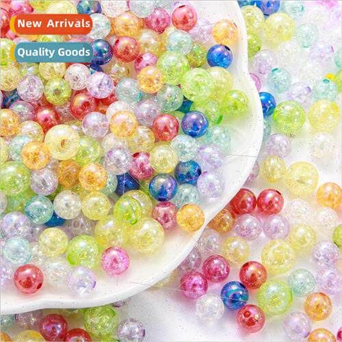 Acrylic pop beads bubble beads AB color plated beads handmad