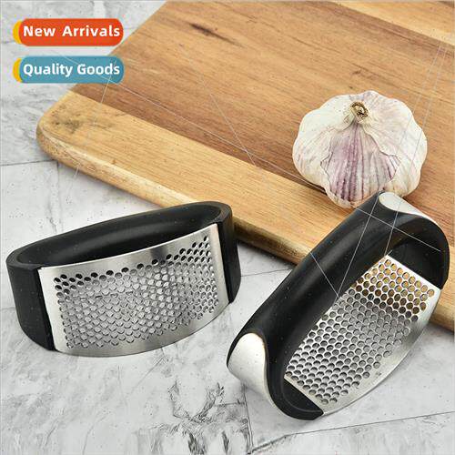 Kitchen supplies stainless steel garlic press household manu