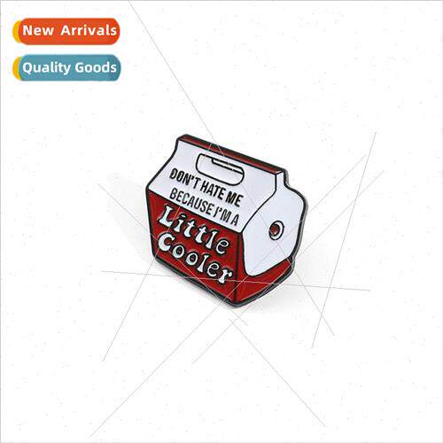 New Dont hate me because Im cooler Milk Brooch Metal Badge A