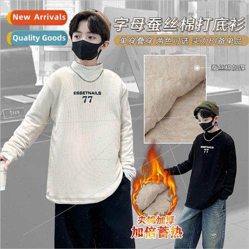 Big Boys Boys Children Winter Clothing Sandwich Padded Sweat