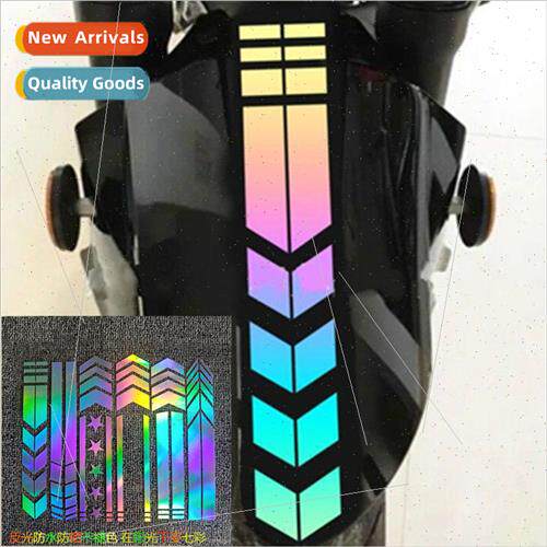 Laser reflective arrow motorcycle front cover cover stickers