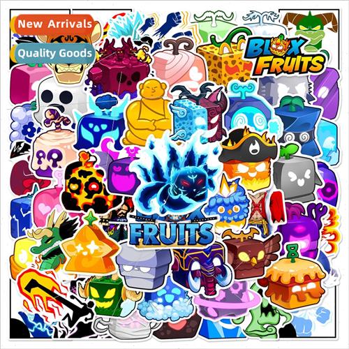 60 new blox fruits fruits game doodle stickers laptop phone