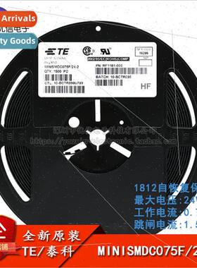 1812 SMD Resettable Fuses/Fuses PPTC MINISMDC075F/24-2 0.75A