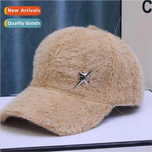 2023 fall and winter new plush baseball cap men and women fa