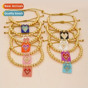 rice beads hundred Fashion gold bohemian pendant new