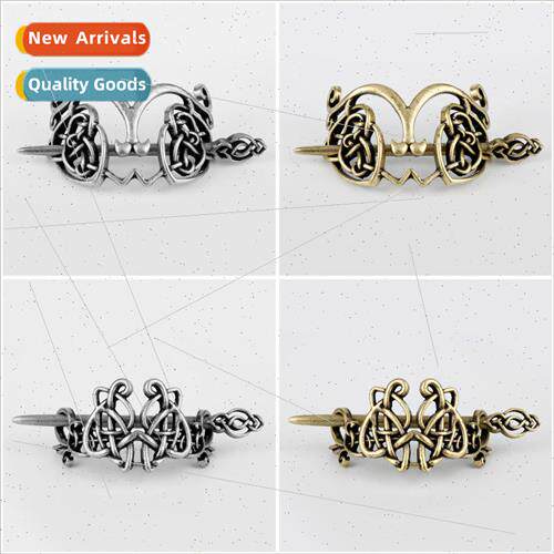 Vintage Celtic knot hairpin creative love half pull hair pla