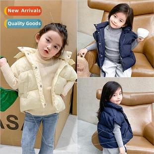 vest thickened the Korean boys fema winter new and girls