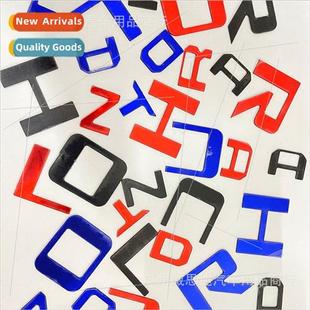 Car letters acrylic body stickers personalized DIY digital n