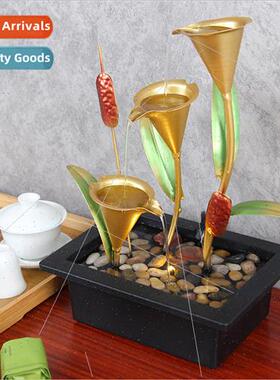 home decor 适用tune flowing water pendant TV stand office de