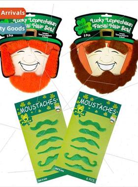 Irish Mustache St. Patricks Holiday Party Prom Dress Up Prop